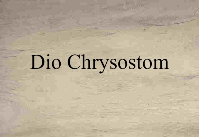 Dio Chrysostom