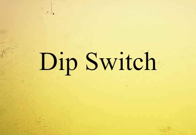 dip switch