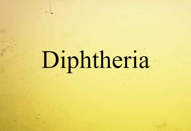 diphtheria