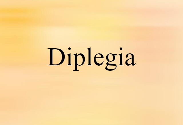 diplegia