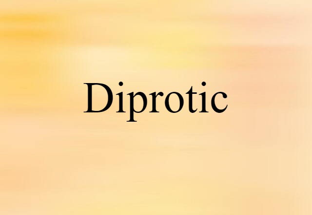 diprotic