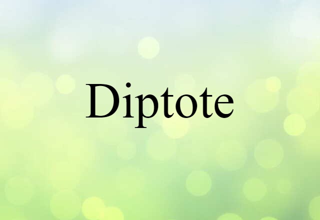 diptote