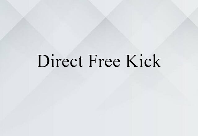 direct free kick