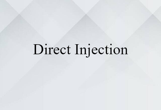 direct injection