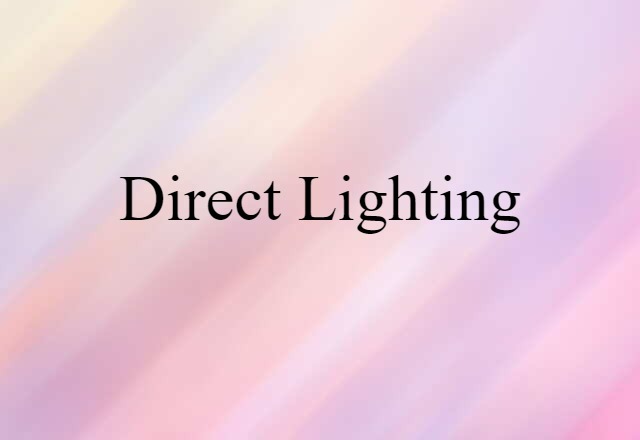 direct lighting