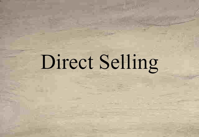 direct selling