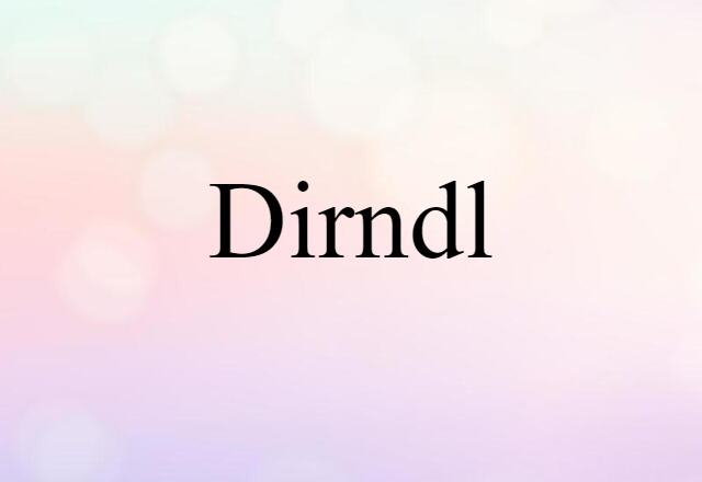 dirndl