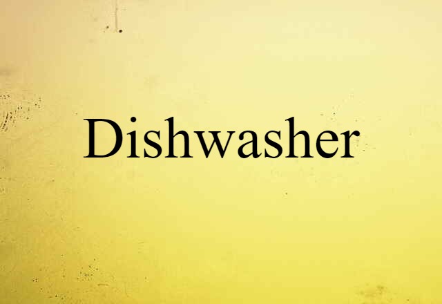 dishwasher