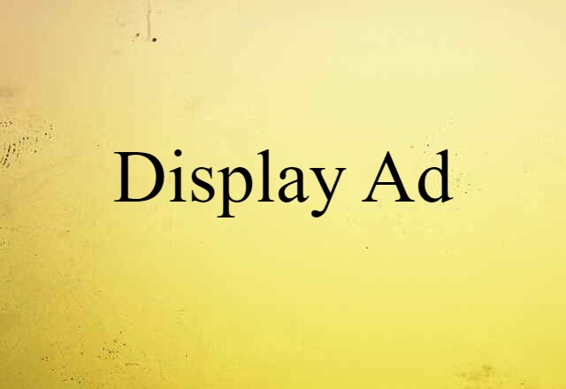 display ad