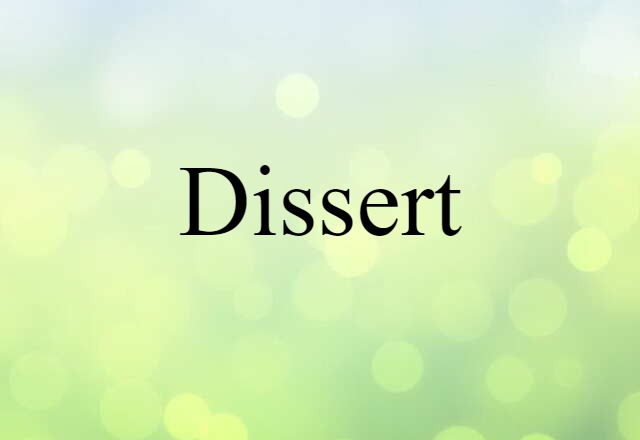 dissert