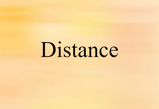 distance