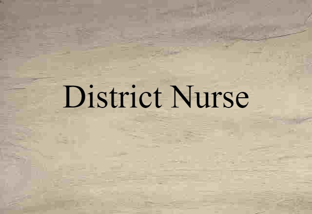 district nurse