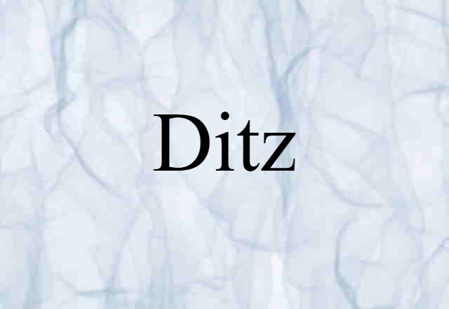 ditz