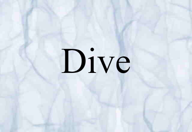 dive