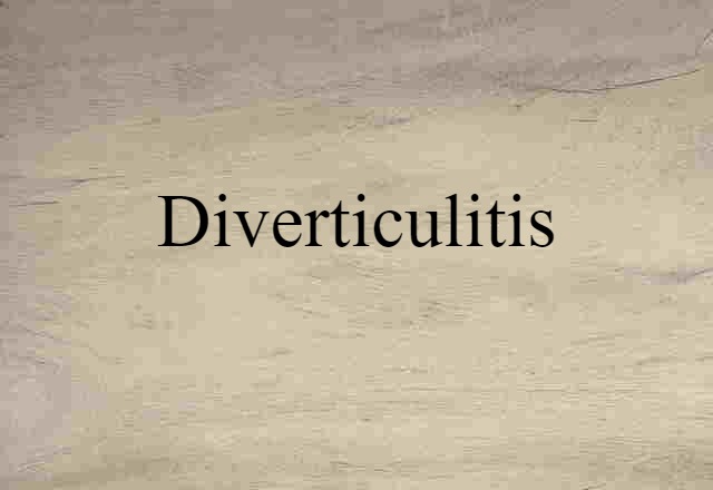 diverticulitis