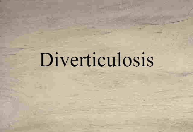 diverticulosis