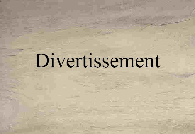 divertissement