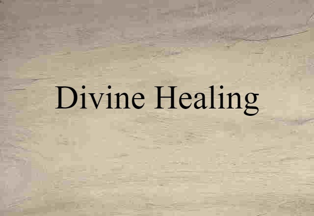 divine healing