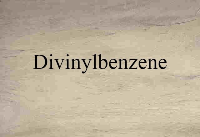 divinylbenzene