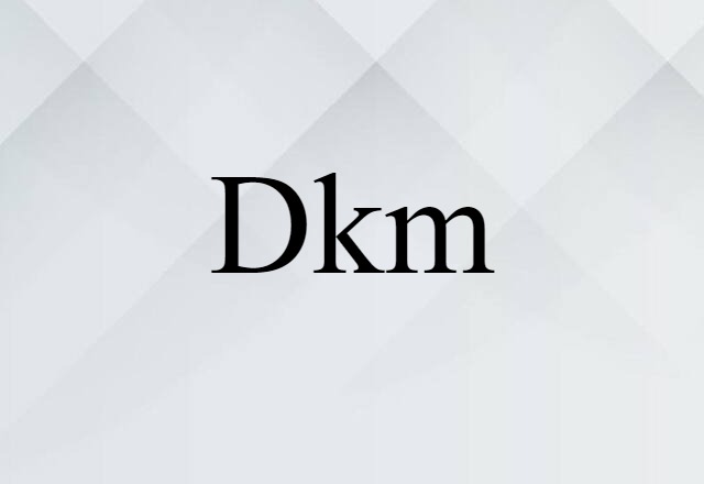 dkm