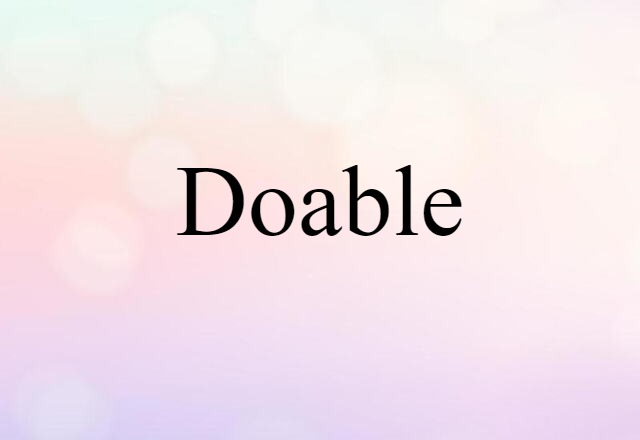 doable