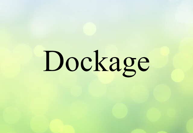 dockage