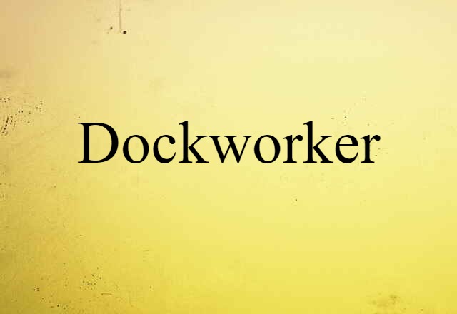 dockworker