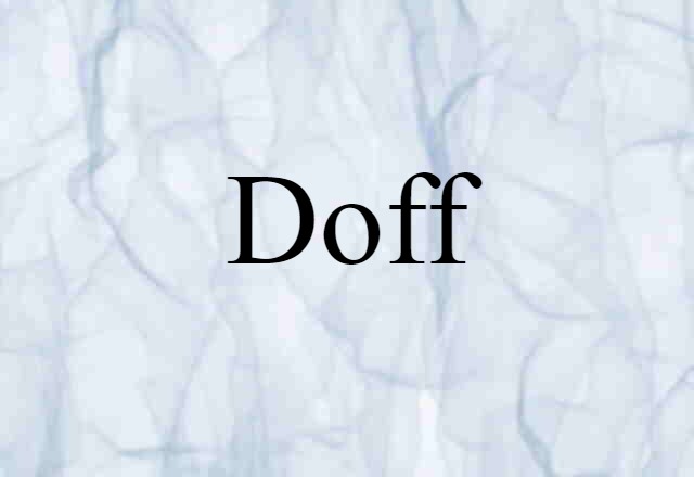 doff