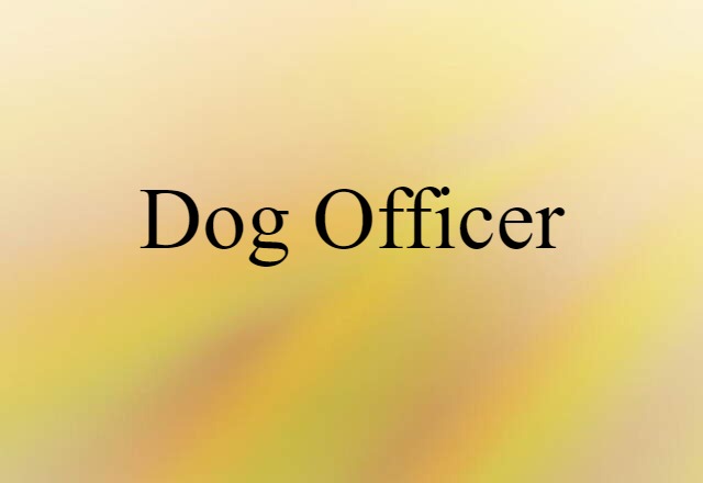 dog officer