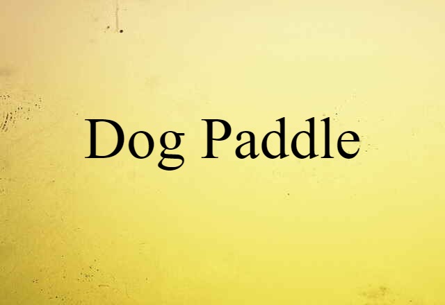 dog paddle