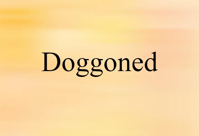 doggoned