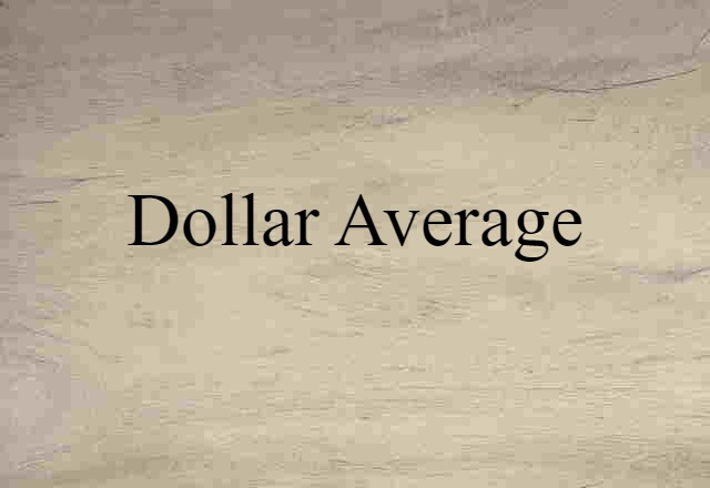 dollar-average