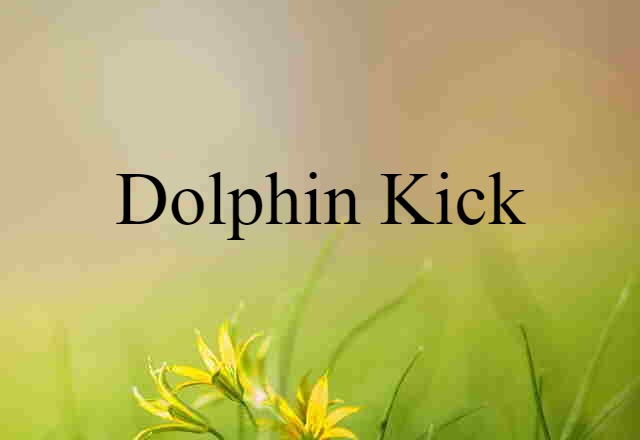 dolphin kick