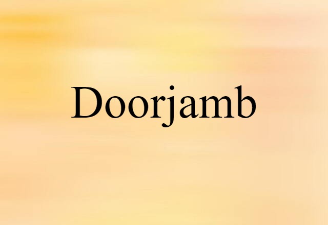 doorjamb