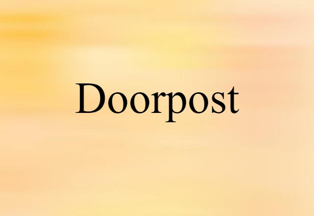 doorpost