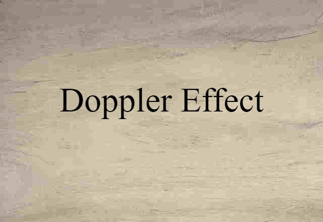 Doppler effect