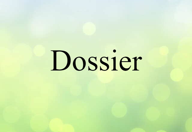 dossier