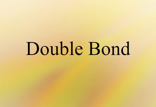 double bond