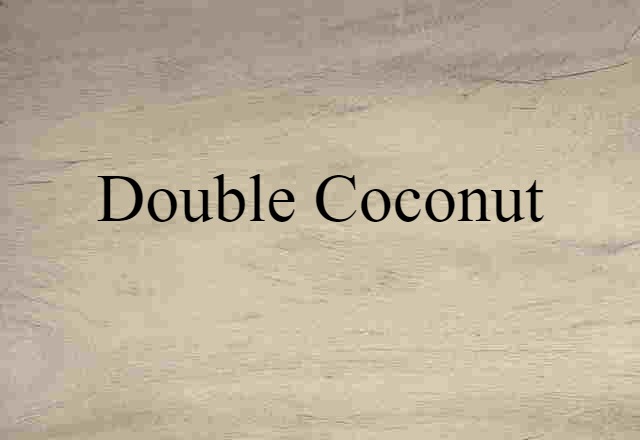 double coconut