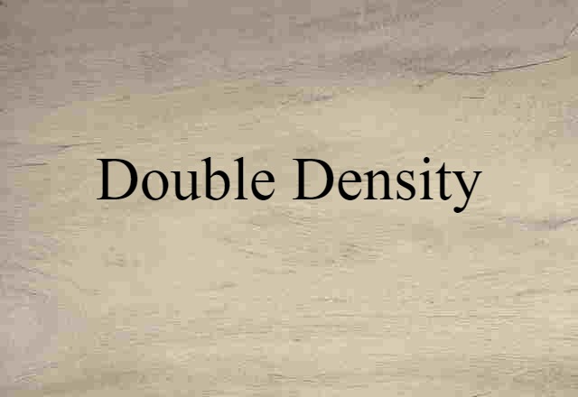 double density