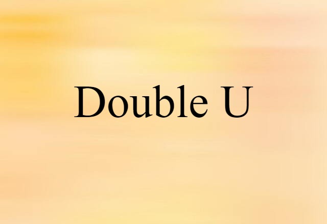 double-u