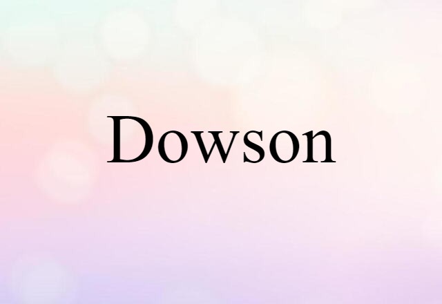 Dowson