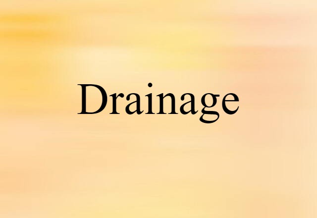 drainage