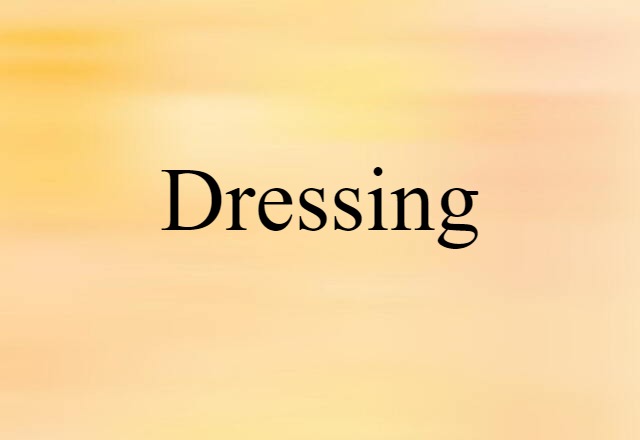 dressing