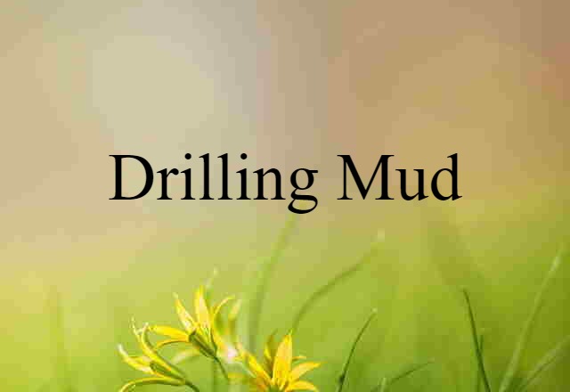 drilling mud