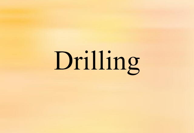 drilling