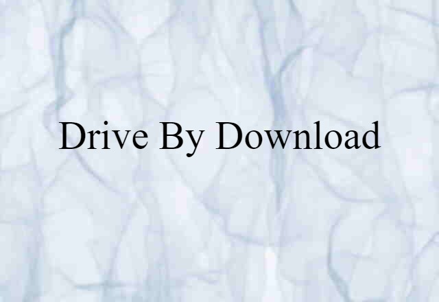 drive by download