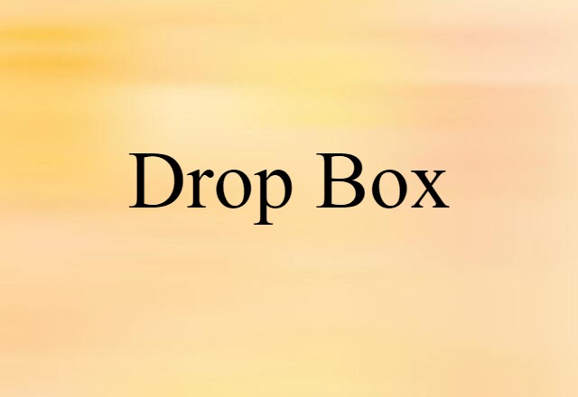 drop box