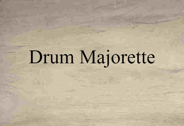 drum majorette