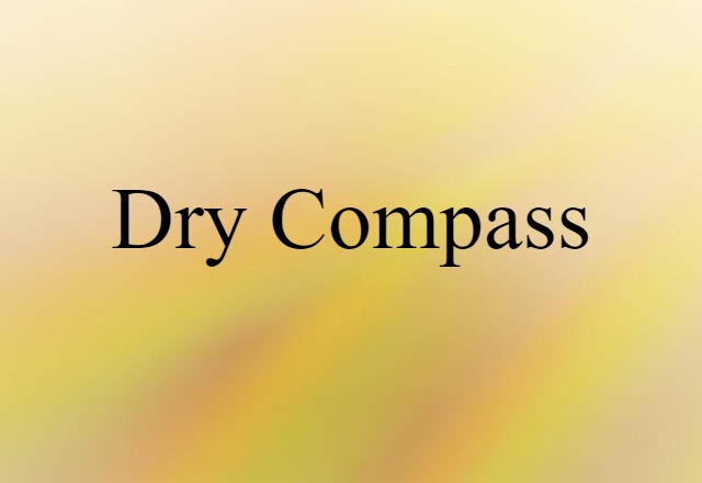 dry compass